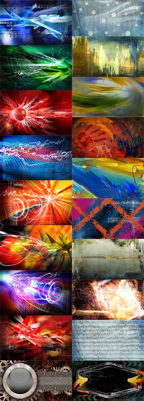 22 PSD Abstract Grunge and Tech Bacgrounds