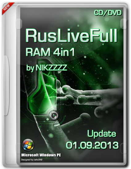 RusLiveFull RAM 4in1 by NIKZZZZ CD/DVD (01.09.2013)