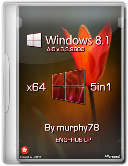 Windows 8.1 x64 Build 9600 AIO 5in1 By murphy78 (ENG/RUS/2013)