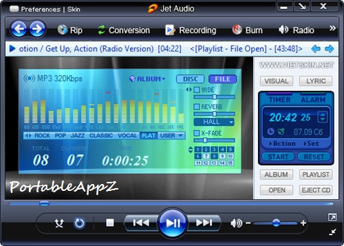 JetAudio 8.1.0.2000 Plus VX Rus Portable *PortableAppZ* (Cracked)