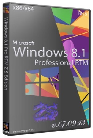 Windows 8.1 Pro RTM Z.S Edition x86/x64 (07.09.13/RUS)