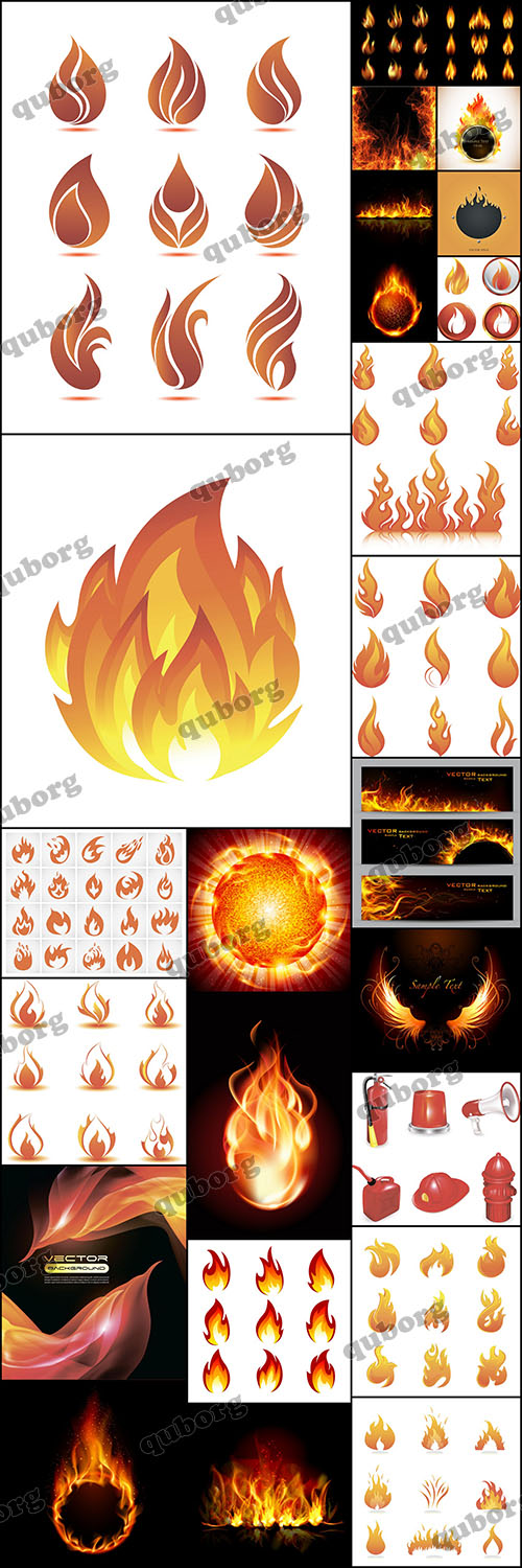 Stock Vector - Fire & Flames