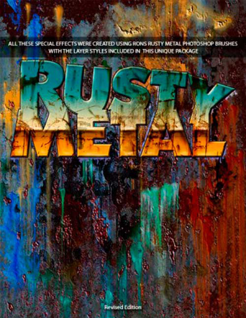 Кисти для фотошоп - Ржавый металл | Rusty Metal