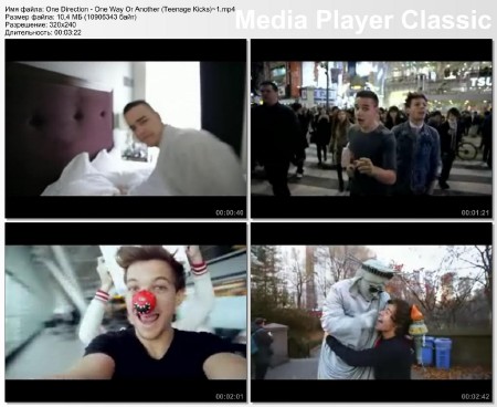 One Direction - One Way Or Another (Teenage Kicks) mp4