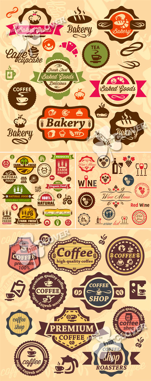 Food and drink labels 0486
