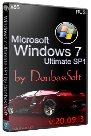 Windows 7 Ultimate SP1 x86 DonbassSoft v.20.09.13 (2013/RUS)