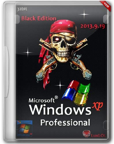 Windows XP Professional SP3 Black Edition 19.09.2013 (x86/ENG/RUS)