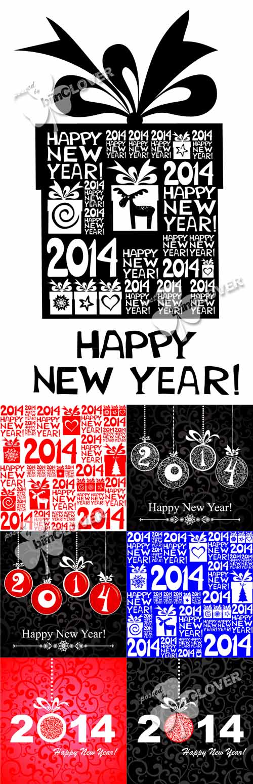 2014 Happy New Year greeting card 0488