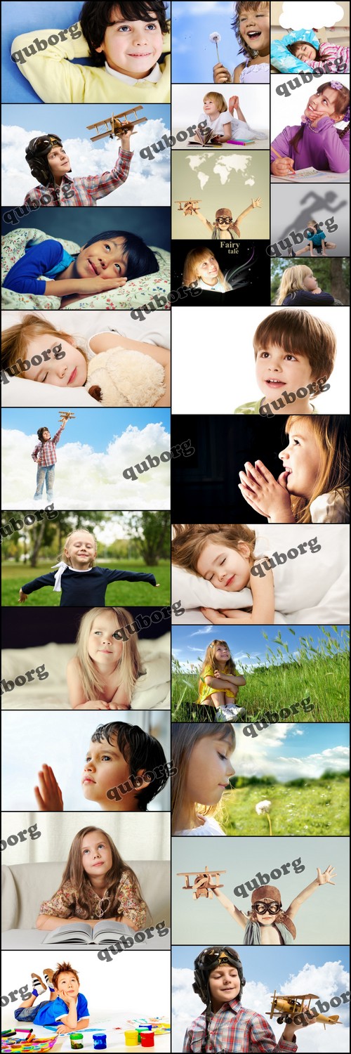 Stock Photos - Dreaming Kids