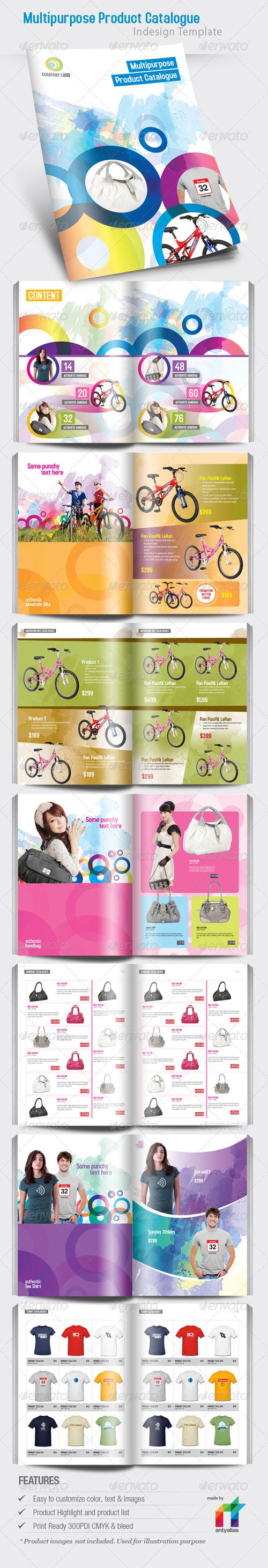 PSD - Multipurpose Product Catalogue Indesign Template