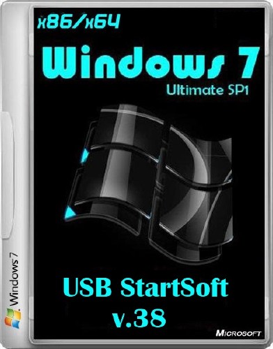 Windows 7 SP1 USB StartSoft 38 (x86/x64/RUS/2013)