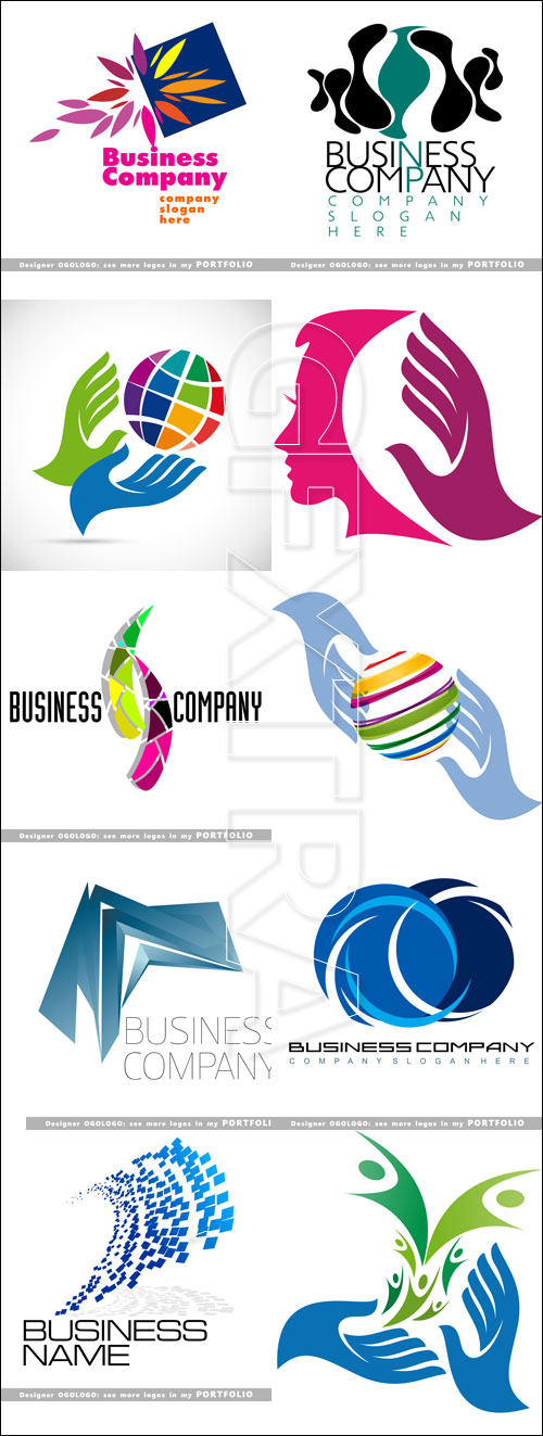 Business logo - vector stock
