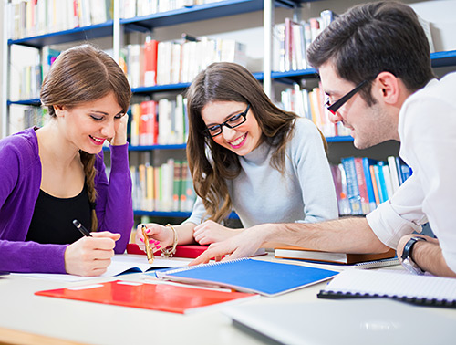 STOCK IMAGES -    / Students in library