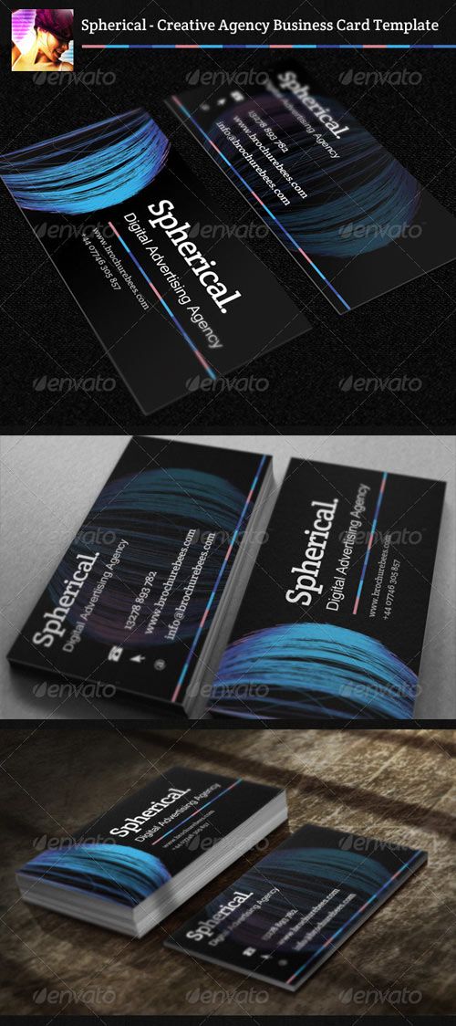 Spherical Business Card Template