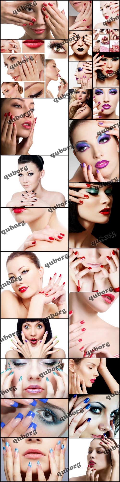 Stock Photos - Fashion Makeup and Manicure