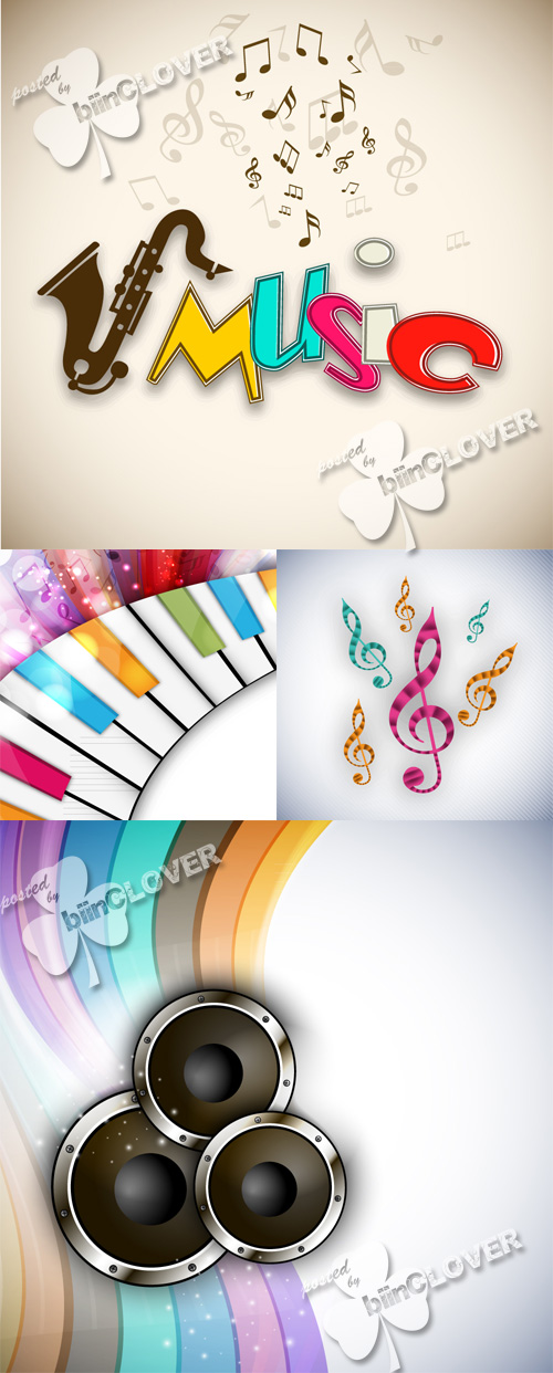 Colorful music background 0494