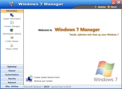Windows 7 Manager 5.1.0 Final