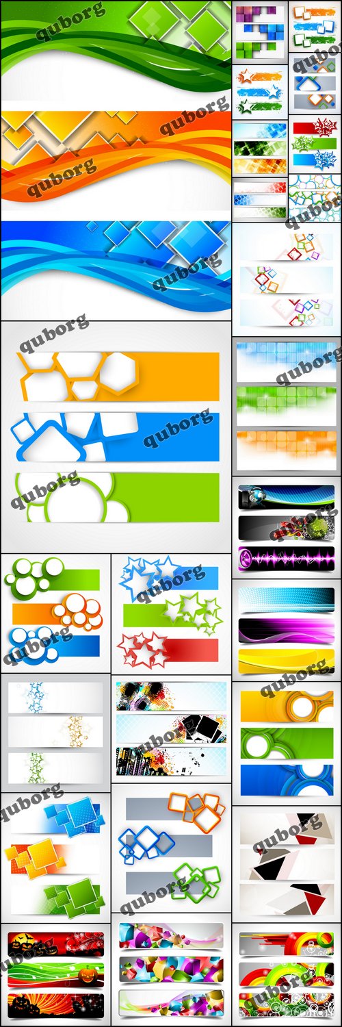Stock Vector - Collection of Vector Banners 7