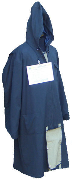 Radiobiozaschitny suit for operators of microwave devices