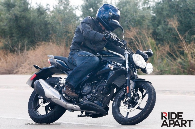 Шпионские фото малокубатурного мотоцикла Triumph
