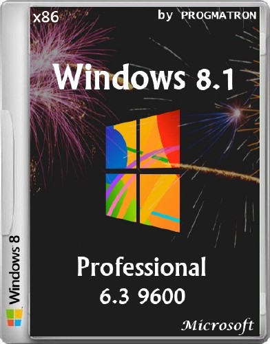 Windows 8.1 Pro x86 6.3 9600 RTM v.0.1 PROGMATRON (2013/RUS)