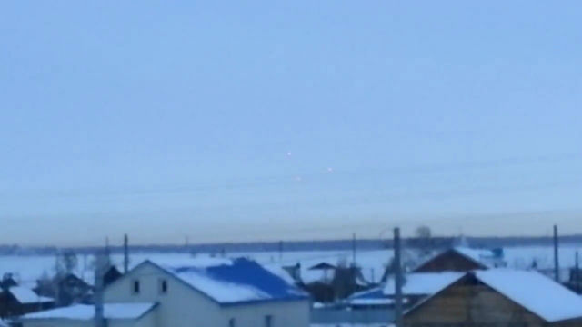 Очевидец заснял в Челябинской области стаю НЛО