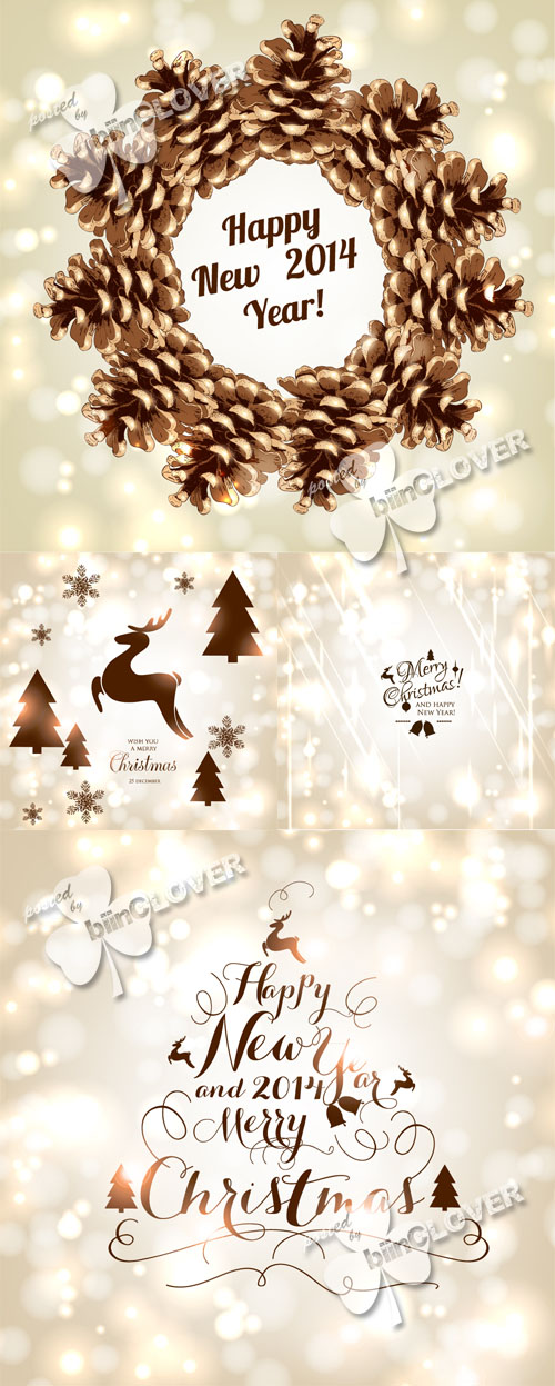 Christmas and New Year design 0504