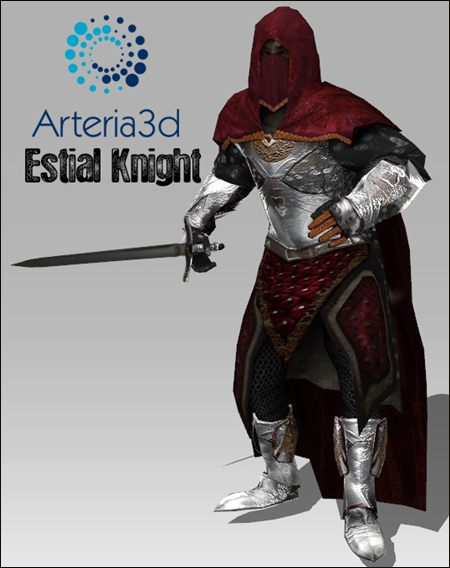 [3DMax] Arteria - 3D Estial Knight [Animated Character]