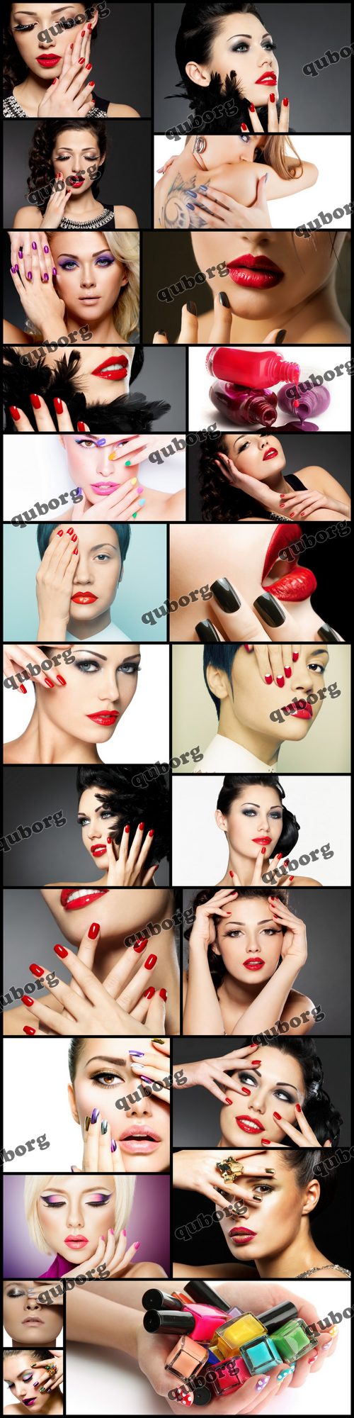 Stock Photos - Fashion Makeup and Manicure 3