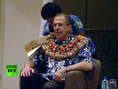 Lavrov's visit to Fiji.  Russia picks up the keys to Oceania