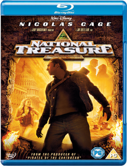 National Treasure (2004) 720p BRRip [Dual Audio] [English + Hindi] x264 BUZZccd