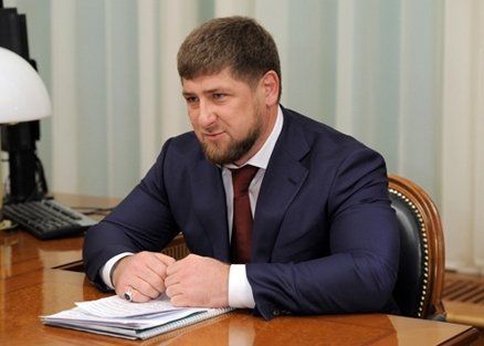 Kadyrov during a special operation in the mountains of Chechnya militants harmed