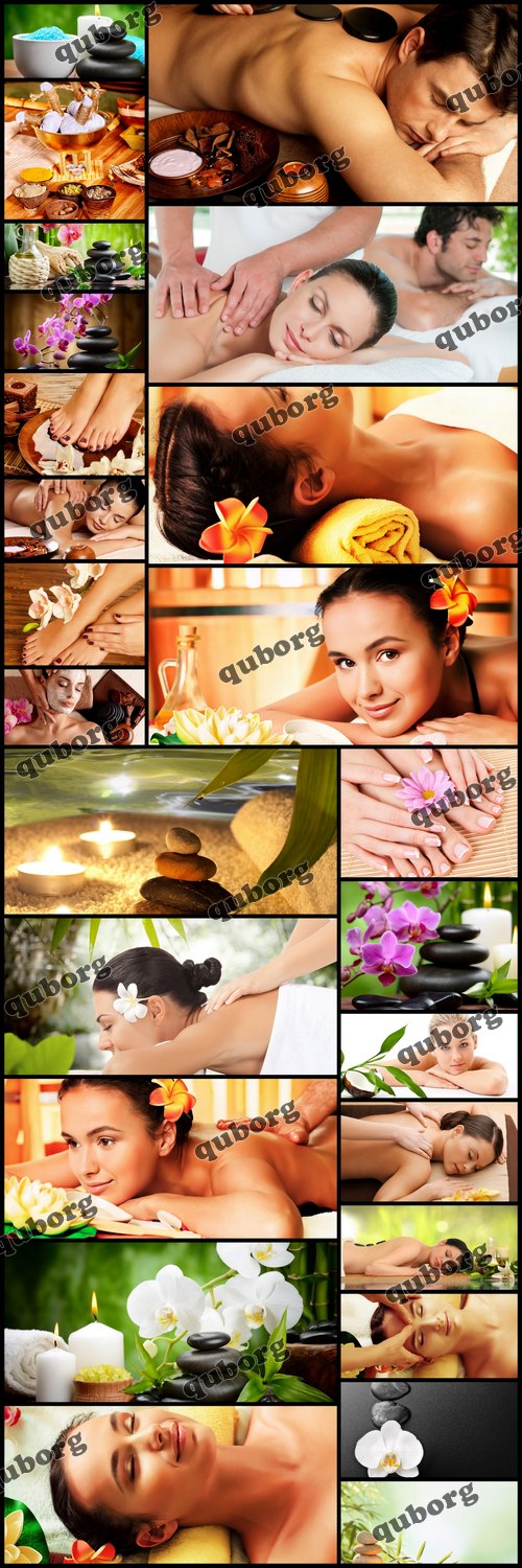 Stock Vector - Spa and Massage