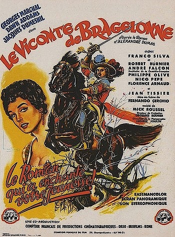 Виконт Де Бражелон / Le Vicomte de Bragelonne (1954) VHSRip