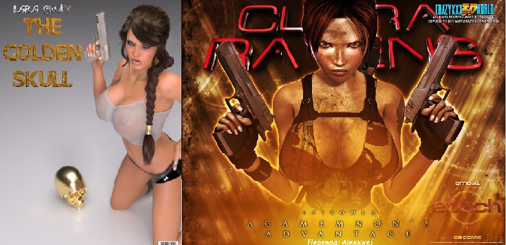 [Comix] Lara Croft + Clara Revens /   +   [uncen] [Cartoon, 3DCG] [JPG] [eng, rus]