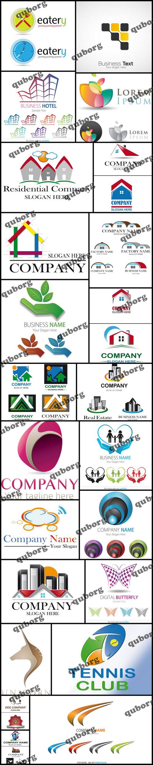 Stock Vector - Collection of Logos 14