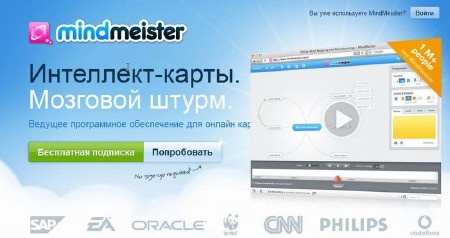 Mindmeister — создаем интеллект-карты онлайн (2013)