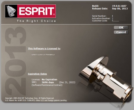DP Technology ESPRIT 2014 19.0.9