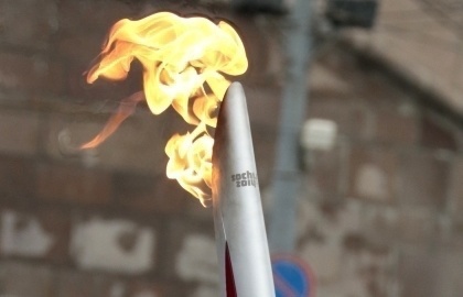Водный этап эстафеты Олимпийского огня прошел в Благовещенске