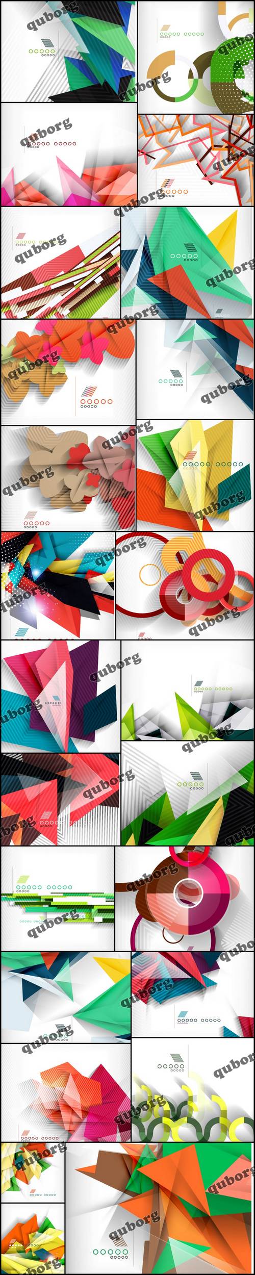 Stock Vector - Collection of Vector Abstract Backgrounds 52