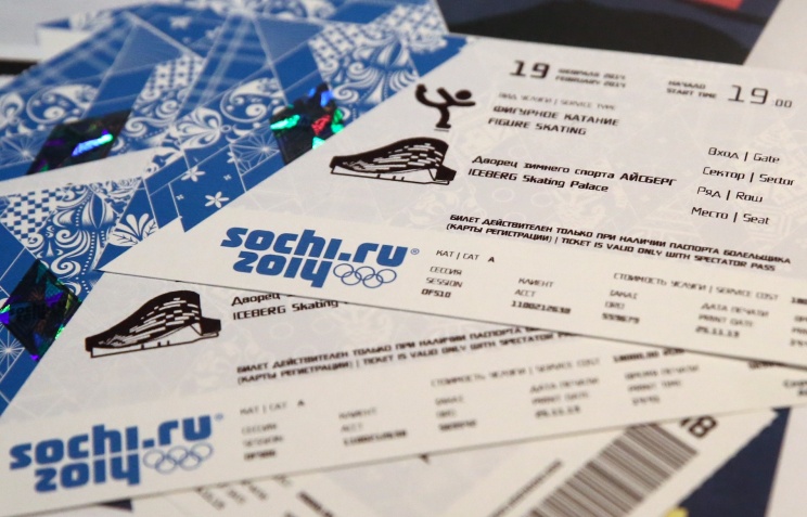 Оргкомитет: продано более 60% всех билетов на Олимпийские и Паралимпийские игры в Сочи