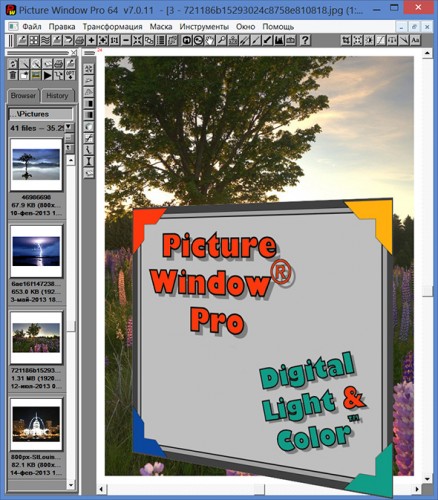 Digital Light and Color Picture Window Pro 7.0.11 Portable