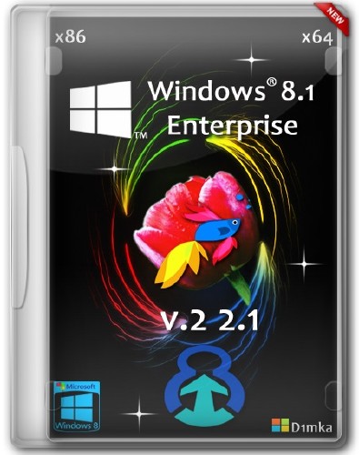 Windows 8.1 Enterprise x86/x64 v.2 2.1 by D1mka (RUS/2013)