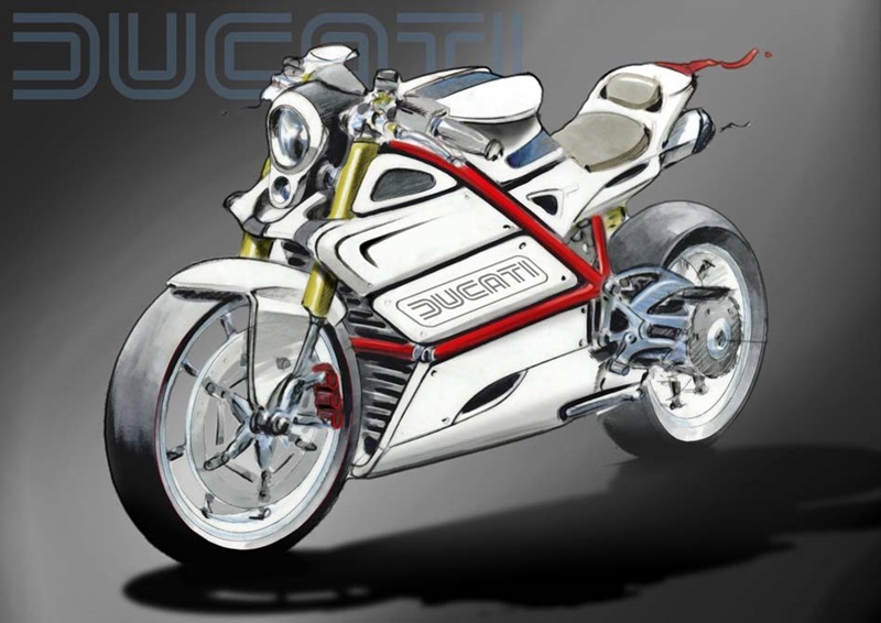 Байк Ducati Superleggera Fluid от Gannet Design