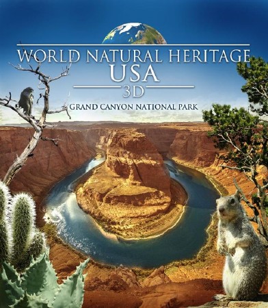 Всемирное природное наследие: США Гранд Каньон 3D / World Natural Heritage: USA. Grand Canyon 3D (2012) 3D (HSBS) / BDRip (1080p)