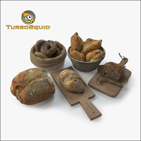 [Max] TurboSuqid Bread Assets by BBB3viz