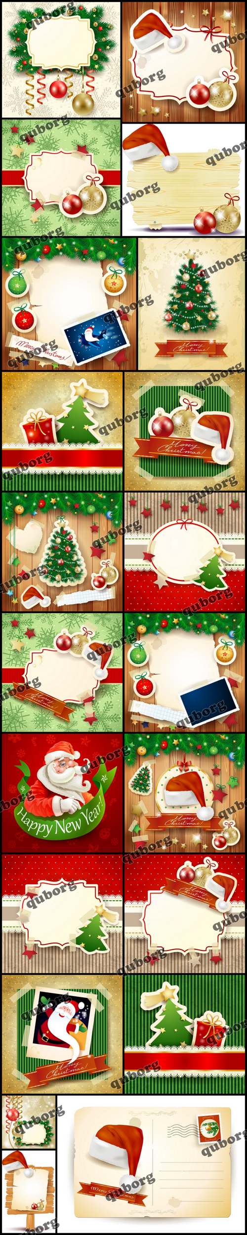 Stock Vector - Creative Christmas Backgrounds