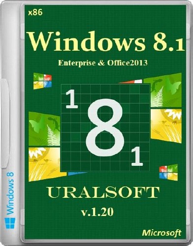 Windows 8.1 Enterprise & Office2013 UralSOFT v.1.20 (x86/RUS/2013)