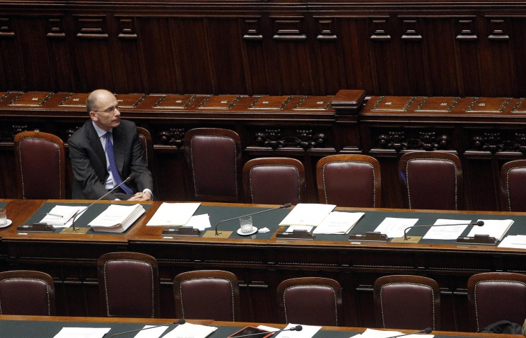 Нижняя палата итальянского парламента проголосовала за доверие правительству Энрико Летты