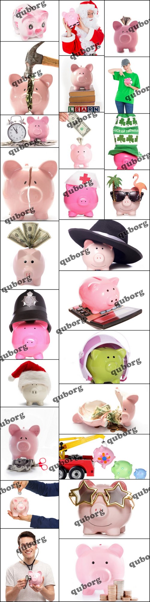 Stock Photos - Piggy Bank on White Background